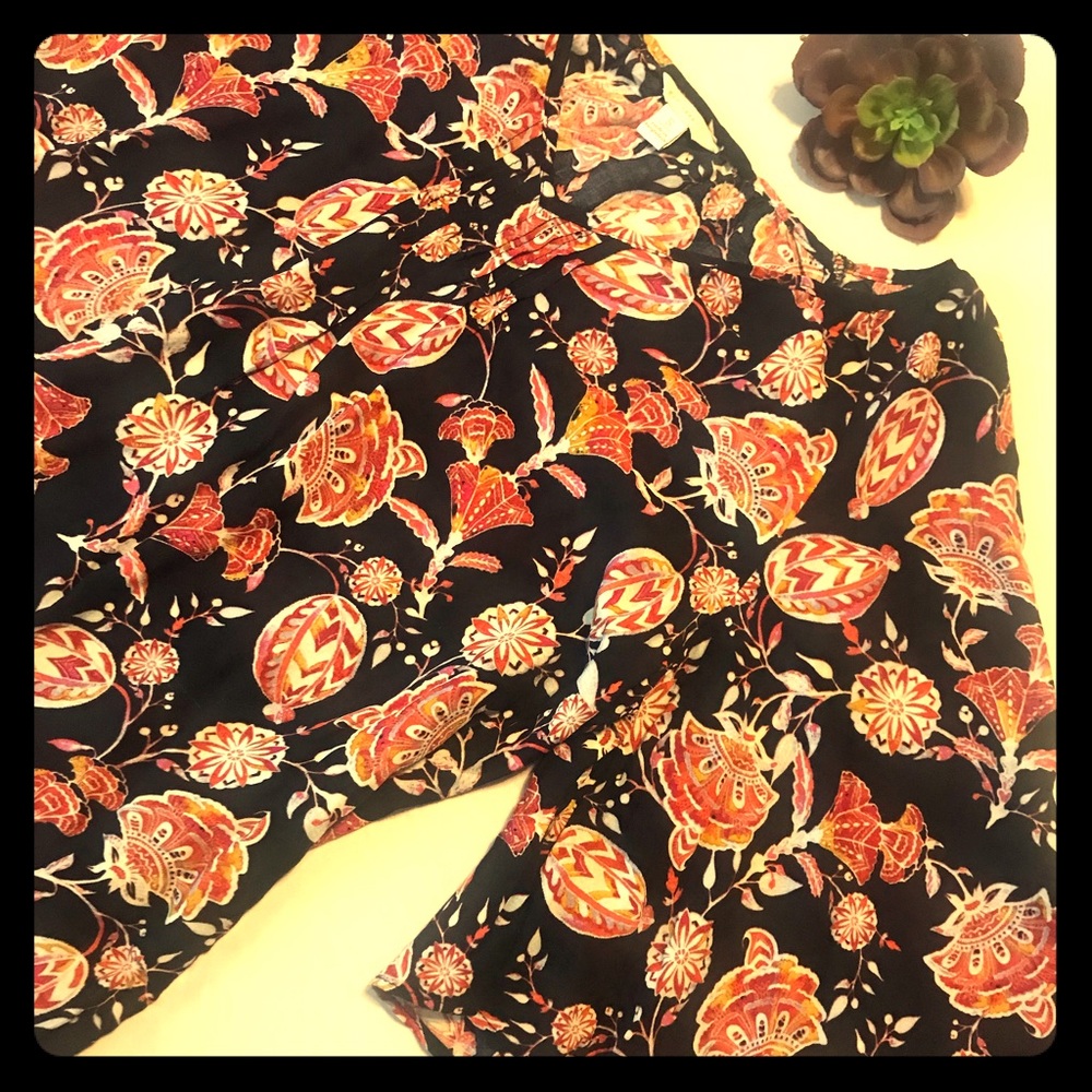 CATO bell sleeve blouse